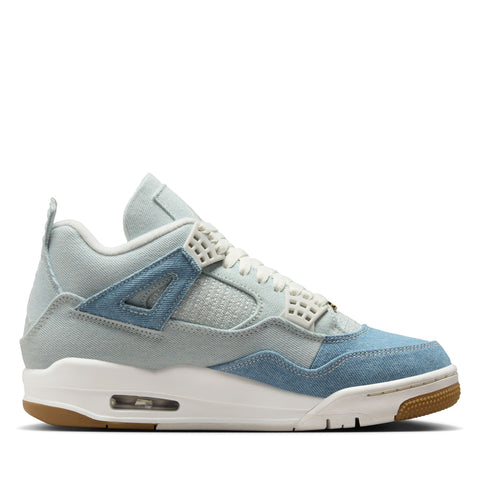 Women's Air Jordan 4 Retro Tex 'Worn Blue' - Sail/Denim