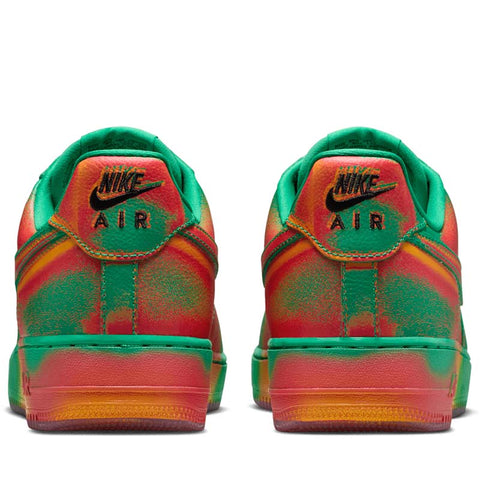 Nike Air Force 1 Low Retro 'Heat Map' - Stadium Green/Bright Crimson