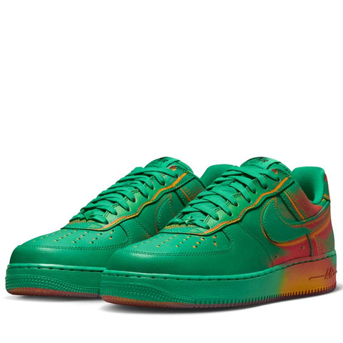 Nike Air Force 1 Low Retro 'Heat Map' - Stadium Green/Bright Crimson