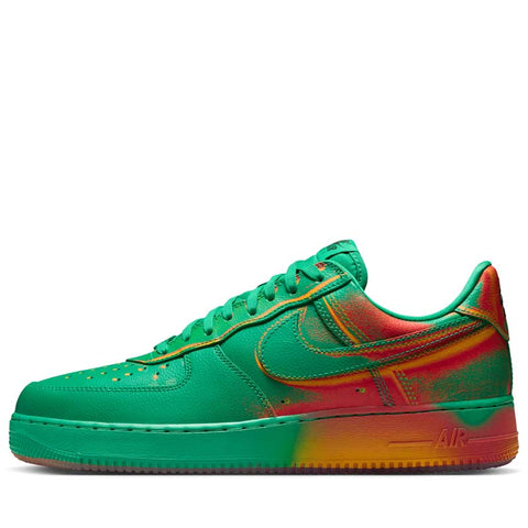 Nike Air Force 1 Low Retro 'Heat Map' - Stadium Green/Bright Crimson