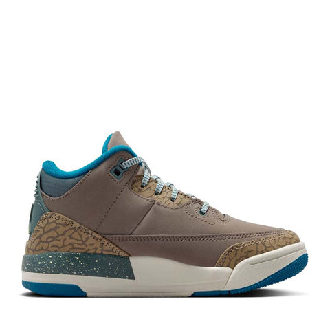 Jordan 3 Retro (PS) - Olive Grey/Green Abyss