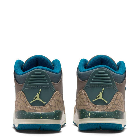 Jordan 3 Retro (TD) - Olive Grey/Green Abyss