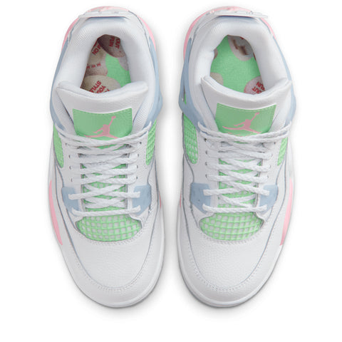 Air Jordan 4 Retro (GS) - White/Medium Soft Pink