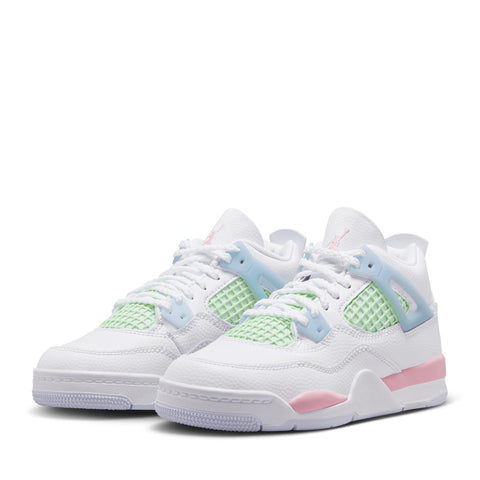 Jordan 4 Retro (PS) - White/Medium Soft Pink