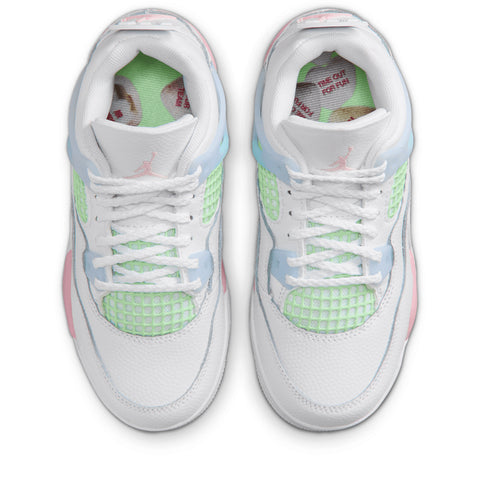 Jordan 4 Retro (PS) - White/Medium Soft Pink