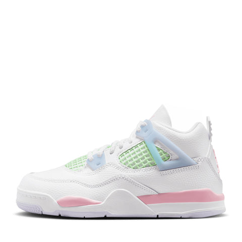 Jordan 4 Retro (PS) - White/Medium Soft Pink