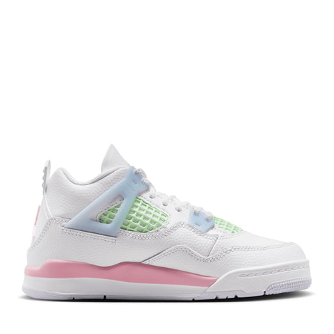 Jordan 4 Retro (PS) - White/Medium Soft Pink
