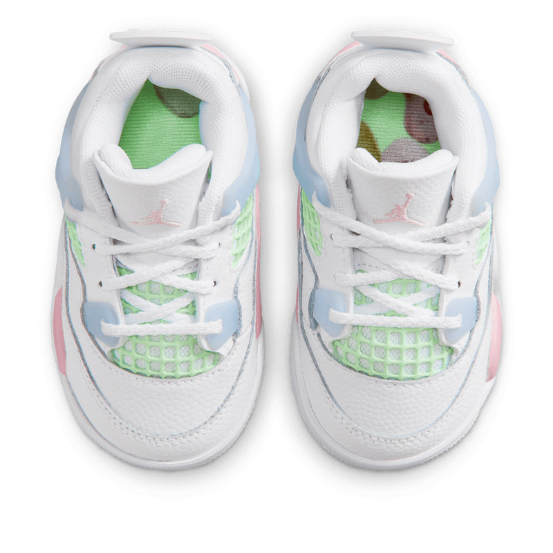 retro 4 pink and green