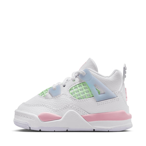 Jordan 4 Retro (TD) - White/Medium Soft Pink