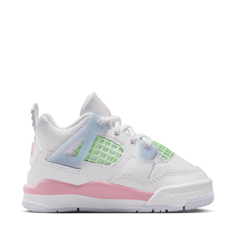 Jordan 4 Retro (TD) - White/Medium Soft Pink