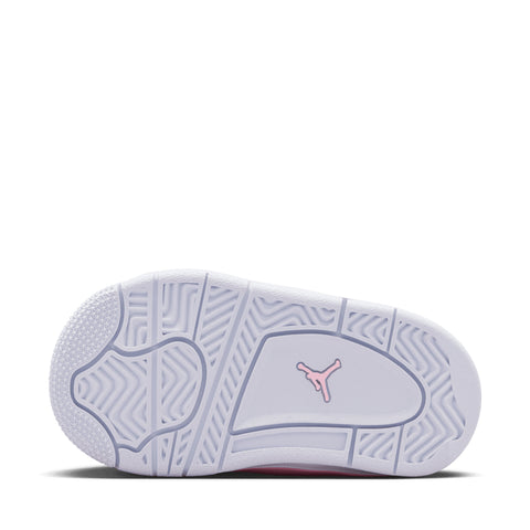 Jordan 4 Retro (TD) - White/Medium Soft Pink