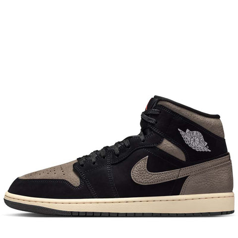 Air Jordan 1 Mid SE - Black/Olive Grey