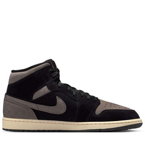 Air Jordan 1 Mid SE - Black/Olive Grey