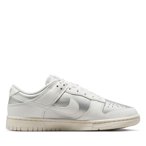 Women's Nike Dunk Low Next Nature - Metallic Platinum/Summit White