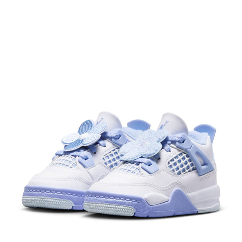 Jordan 4 Retro (TD) - White/Aluminum