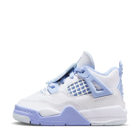 Jordan 4 Retro (TD) - White/Aluminum