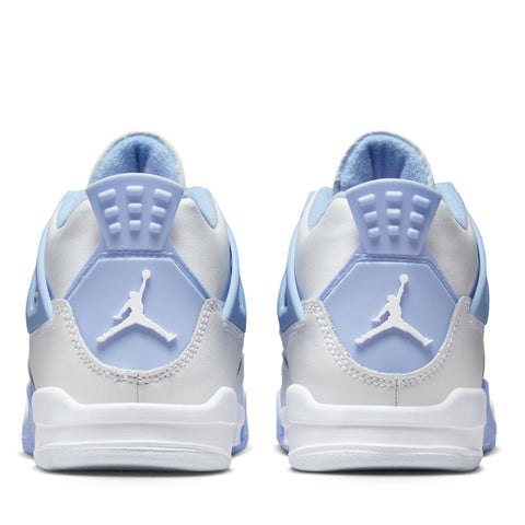 Jordan 4 Retro (PS) - White/Aluminum
