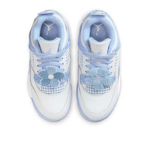 Jordan 4 Retro (PS) - White/Aluminum