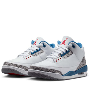 Air Jordan 3 Retro 'True Blue' - White/True Blue