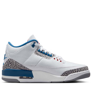 Air Jordan 3 Retro 'True Blue' - White/True Blue