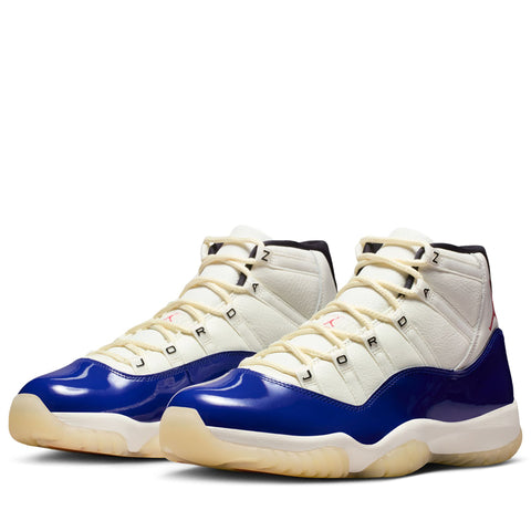 Air Jordan 11 Retro 'Rare Air' - Deep Royal Blue/Fire Red