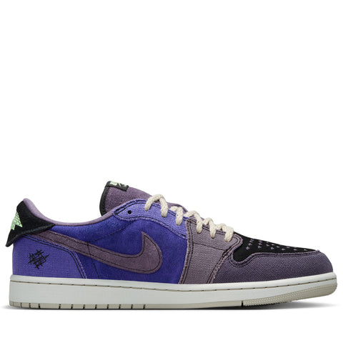 Zion Williamson x Air Jordan 1 Retro Low - Regency Purple/Vapor Green