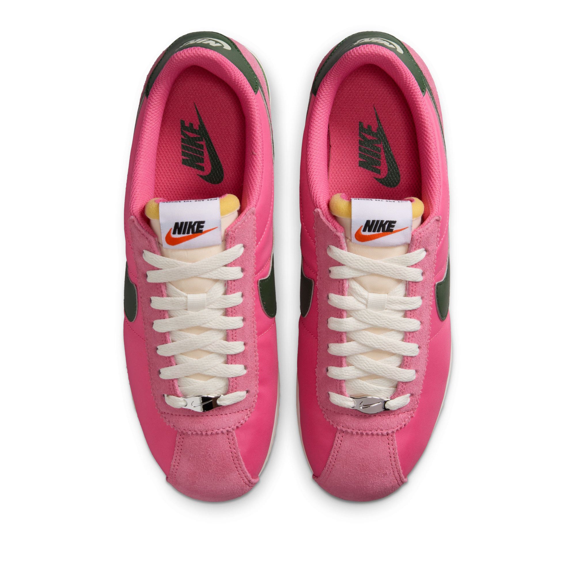 国内配送 NIKE W CORTEZ PINKSICLE/FIR Sneaker Politics