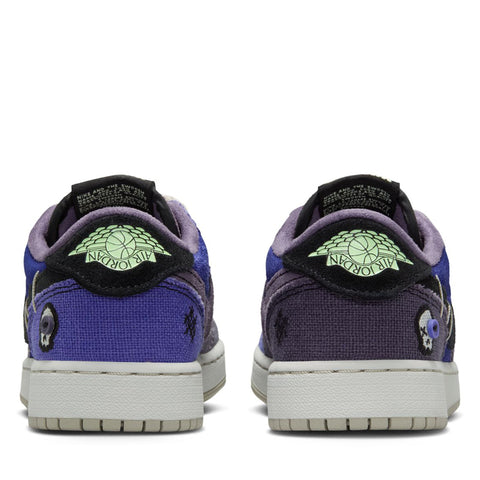 Zion Williamson x Air Jordan 1 Retro Low (GS) - Regency Purple/Vapor Green