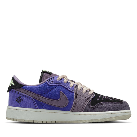 Zion Williamson x Air Jordan 1 Retro Low (GS) - Regency Purple/Vapor Green