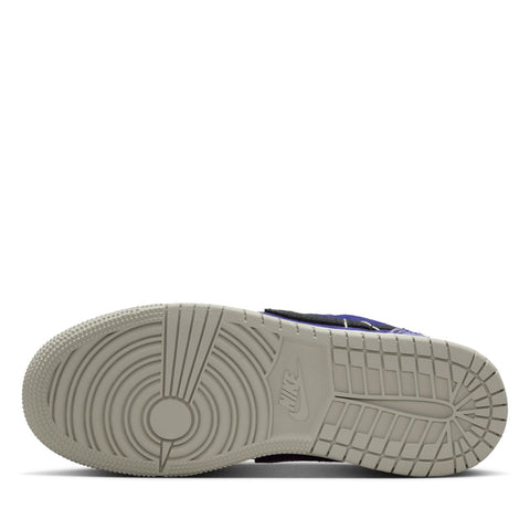 Zion Williamson x Air Jordan 1 Retro Low (GS) - Regency Purple/Vapor Green