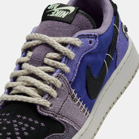 Zion Williamson x Air Jordan 1 Retro Low (GS) - Regency Purple/Vapor Green