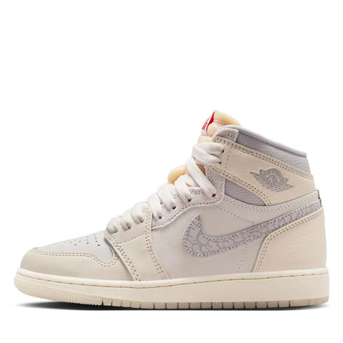 Air Jordan 1 Retro High OG (GS) - Sail/University Red