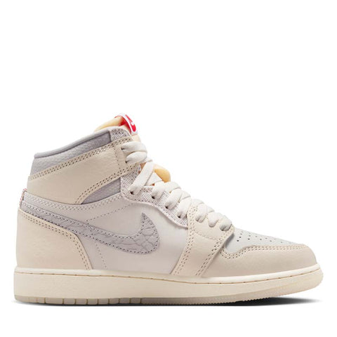Air Jordan 1 Retro High OG (GS) - Sail/University Red