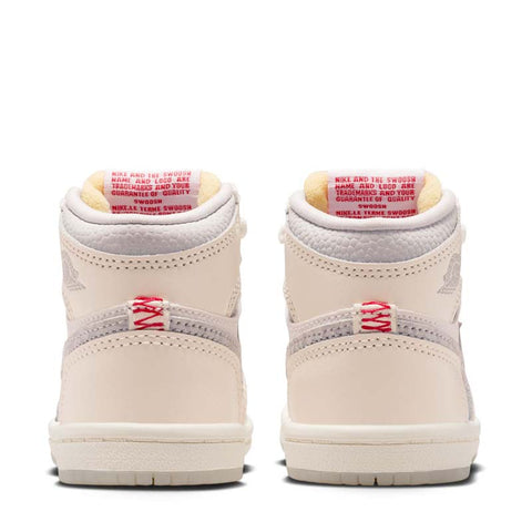 Jordan 1 Retro High OG (TD) - Sail/University Red