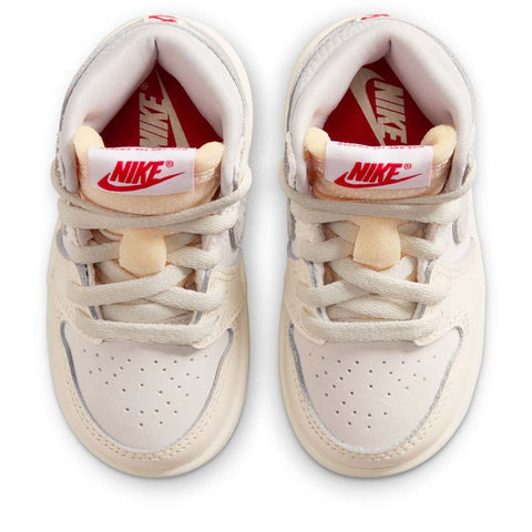 Jordan 1 Retro High OG (TD) - Sail/University Red