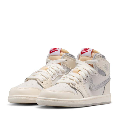 Jordan 1 Retro High OG (PS) - Sail/University Red