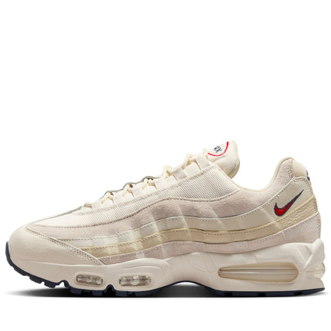 Nike Air Max 95 OG Premium - Pale Ivory/University Red