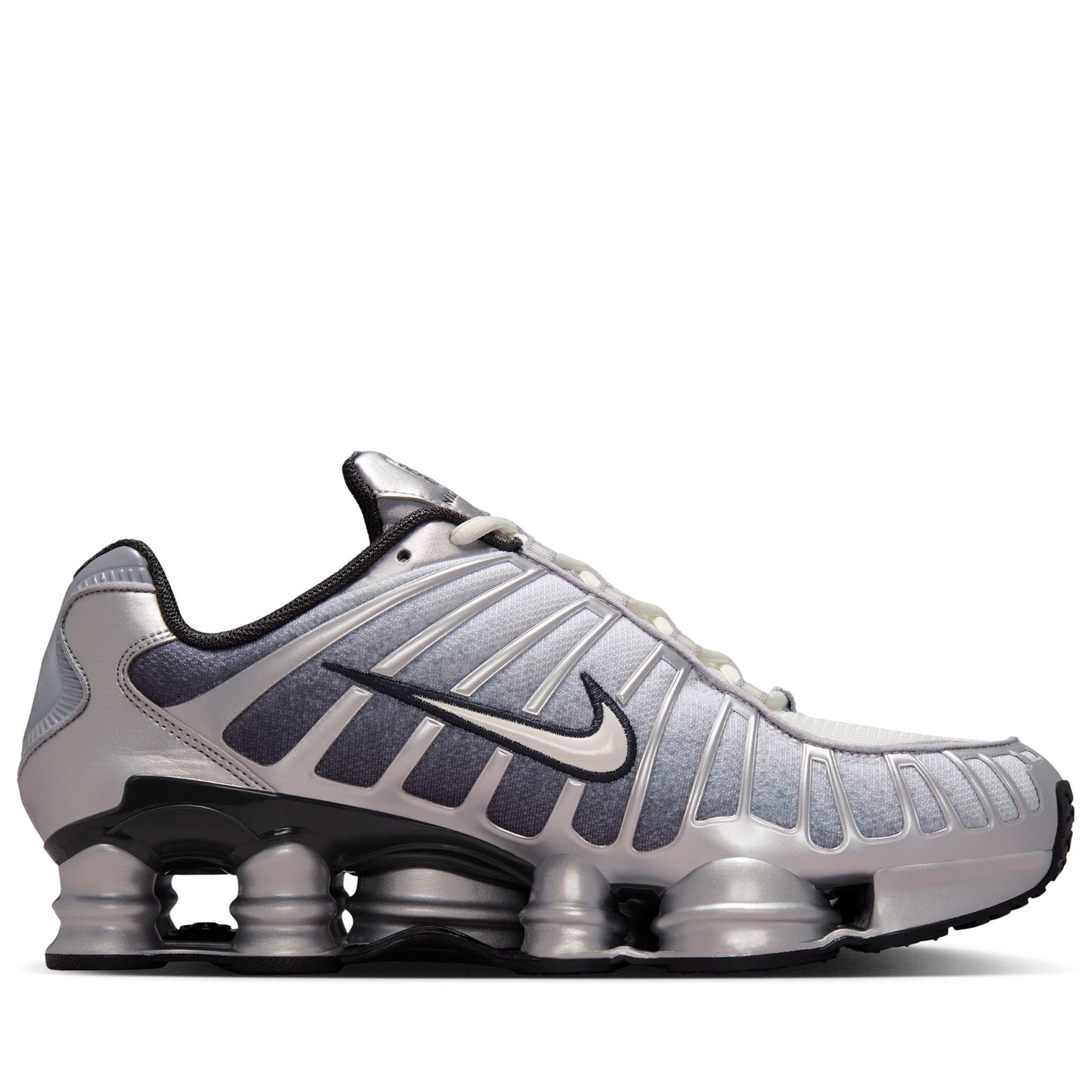 シューズ Nike shox llic silver Nike Shox TL Shoes Metallic Silver Wolf Grey Black Men's | Size 7
