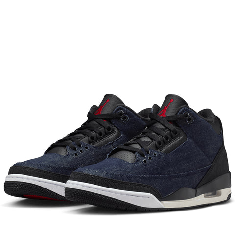 Levi's x Air Jordan 3 - Indigo/Gym Red