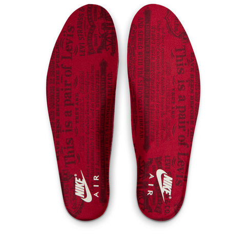 Levi's x Air Jordan 3 - Indigo/Gym Red