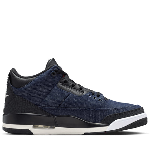 Levi's x Air Jordan 3 - Indigo/Gym Red
