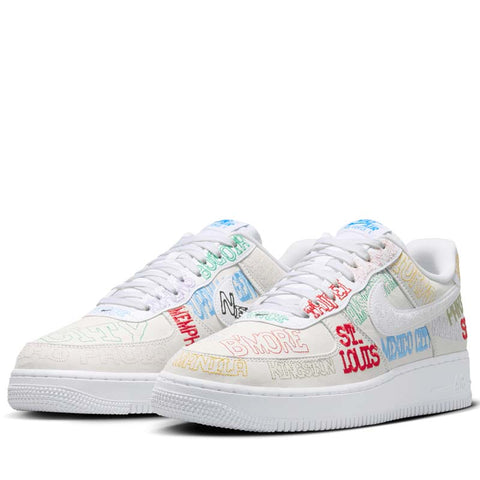 Nike Air Force 1 '07 LV8 'On Tour' - White/White