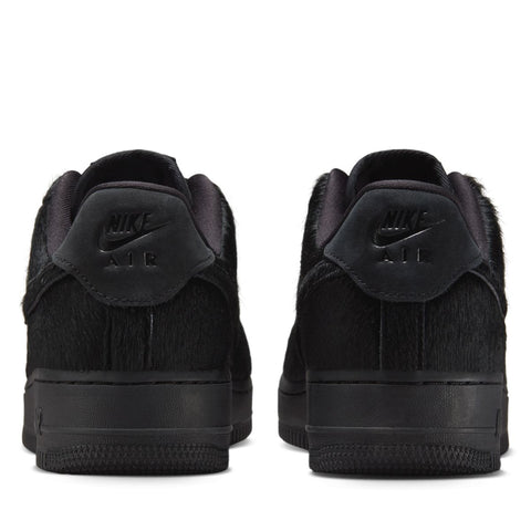 Women's Nike Air Force 1 '07 'Pony Hair' - Black/Black