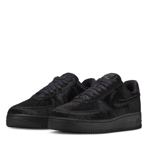 Women's Nike Air Force 1 '07 'Pony Hair' - Black/Black