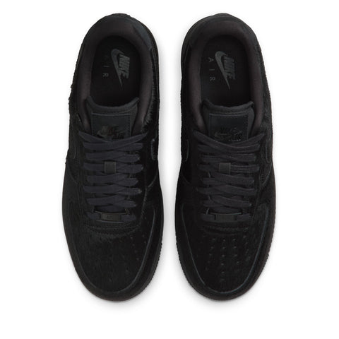 Women's Nike Air Force 1 '07 'Pony Hair' - Black/Black