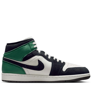 Air Jordan 1 Mid SE - Summit White/Lucky Green