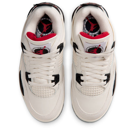 Air Jordan 4 Retro 'Flight Club' (GS) - Sail/Black