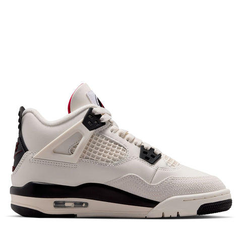 Air Jordan 4 Retro 'Flight Club' (GS) - Sail/Black
