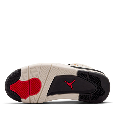 Air Jordan 4 Retro 'Flight Club' (GS) - Sail/Black