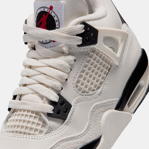Air Jordan 4 Retro 'Flight Club' (GS) - Sail/Black